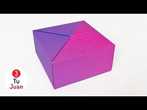 Origami Paper Box, Easy and Very Quick to Make - Crafts and Ideas with DIY Recycling 📦♻