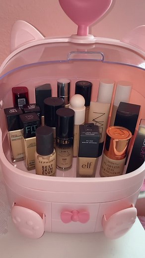 Organizing My Makeup Collection with a New Organizer | ASMR Makeup Restock