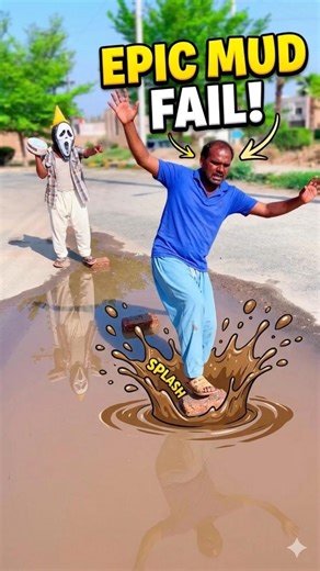 Funny Ghost Mask Prank | Epic Mud Fail! 👀