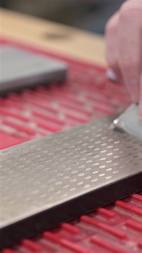 Diamonds are forever, and a sharp tool is a safe tool. Diamond Stones are created by imbedding man-made diamonds into a metal sheet. This durable combination creates a sharpening surface that doesn’t require flattening, and can even be used to flatten other sharpening stones. 171215 – WoodRiver Silicone Nonslip Sharpening Mat 182068 - WoodRiver Premium Honing Guide 163082 – WoodRiver Diamond Stone - 10" - 400 / 1200 Grit #woodcraft #woodworking #sharpening #woodwork #cooltools #tools #woodshop #