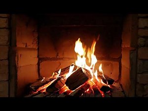 10 Hours of Cozy 4K Relaxation: Rustic Fireplace Yule Log