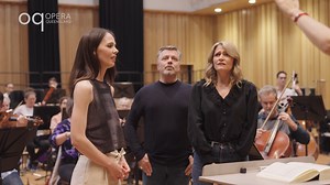 Experience the timeless allure of Così fan tutte as Samantha Clarke (Fiordiligi), Anna Dowsley (Dorabella), and Shaun Brown (Don Alfonso) enchant us with the heartfelt and reknowned trio, 'Soave sia il vento.' Uncover the playful world of Così fan tutte when it opens August 10 at QPAC. Discover more via oq.com.au/whats-on/cosi-fan-tutte/ Thanks to our friends Queensland Symphony Orchestra for the wonderful music and sharing your space with us! | Opera Queensland