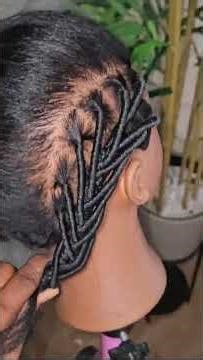 How to start African threading hairstyle tutorial for beginners