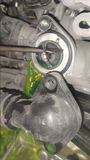 How Thermostat Valve Controls Engine Temp | Open & Fix | Coolant System | #automobile #shorts#viral