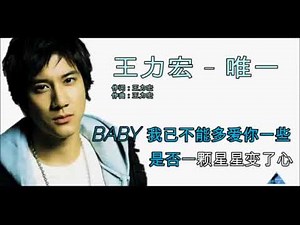 王力宏 - 唯一 Karaoke 版本 （流动歌词）KTV