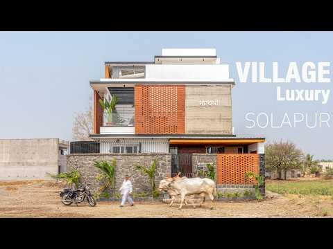 A Perfect Blend: Contemporary Meets Vernacular Design | TEJHAS ARCH | SOLAPUR #architecture