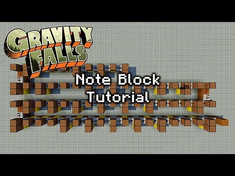 Gravity Falls Theme - Minecraft Note Block Tutorial