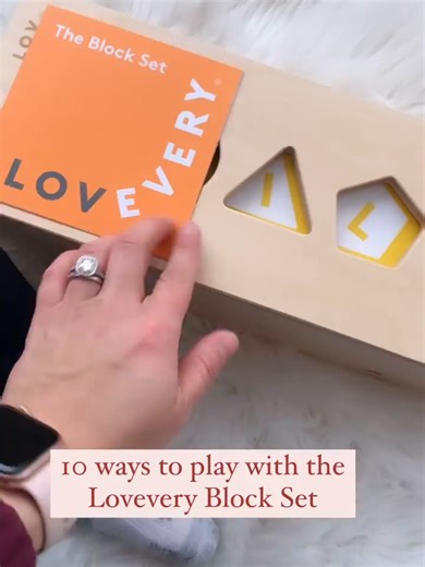 Find The Block Set in our TikTok Shop 💛 The Lovevery Block Set has endless ways to play — building, sorting, stacking, pretending. It grows with your child through every stage, which makes it one of the most loved open-ended toys to gift this holiday season 🎁 Thanks @evie.sophia for sharing how your family plays with it 🤓 #Lovevery #openendedplay #toddlergifts #holidaygifting #earlylearning