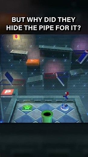 Warp Pipes Usually Aren't Hidden, Interesting! #nintendo #mario #shorts