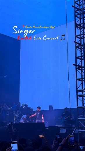 Singer Karthik Live concert 🎵 📍 Quake Arena Kondapur Hyderabad Telangana India #singerkarthik