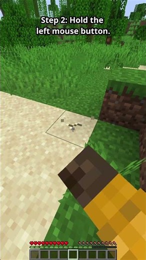 How to Break Sand in Minecraft
