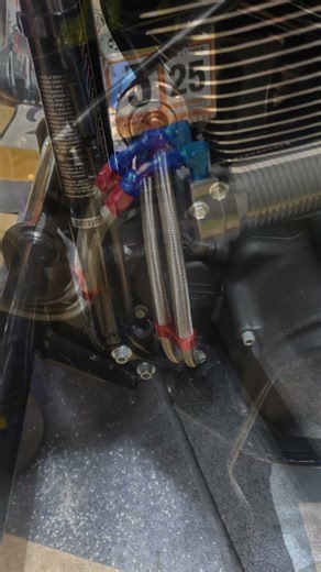 DK Customs remote oil filter for Lowrider st & K&P engineering XXL reusable oil filter.