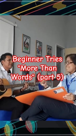 Raw Beginner Cover (feat. Guitar) of Extreme’s “More Than Words” (part 5) ‪@Extreme_Band‬ #shorts