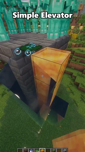 Minecraft Simple Elevator #minecraft