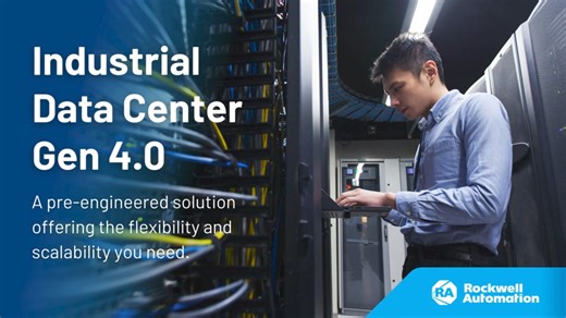 The next generation of industrial data centers is here. IDC Gen 4.0 from Rockwell Automation is a flexible, scalable, pre-engineered solution providing high availability and longevity. Learn more about the IDC and how we can support you on your virtualization journey here: https://rok.auto/3xcDPAx #IndustrialDataCenter #Virtualization #OTCybersecurity #IndustrialCybersecurity | Rockwell Automation, Inc.