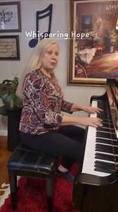 Whispering Hope Alice Hawthorne John T. Cook Soft as the voice of an angel, Breathing a lesson unheard, Hope with a gentle persuasion, Whispers her comforting word; Wait till the darkness is over, Wait till the tempest is done, Hope for the sunshine tomorrow, After the shower is gone. Whispering Hope, O how welcome thy voice; Making my heart in it's sorrow rejoice | Gospel Piano with Denise