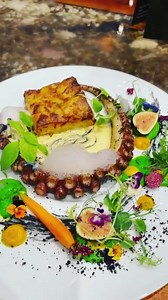 5.6K views · 65 reactions | #foodporn #food #ceramicpalte #artist #art #cheflife #justinchef #foodblogger #foodart #foodphotography #uk #lt #yummy #octupus #foodpics #foodgasm #plating #finedining #northampton #lifestyle #life #healthyfood #healthylifestyle #yes #baby | Hashtag Justin Chef | Facebook