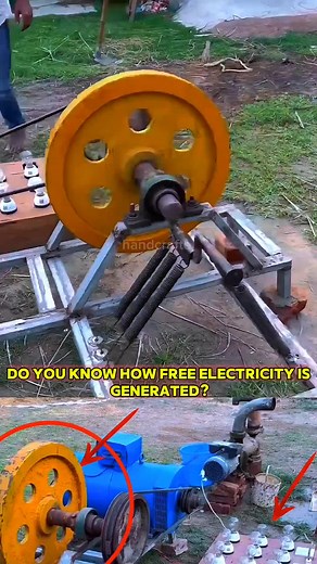 Free Energy Flywheel Generator | How Electricity is Generated