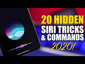20 Siri TRICKS & HIDDEN Commands - You Should Know in 2020 !
