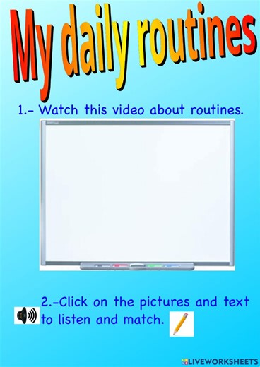 Daily routines online exercise for elemental