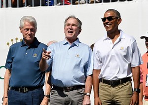 Barack Obama AND George W. Bush recently joined the same golf club