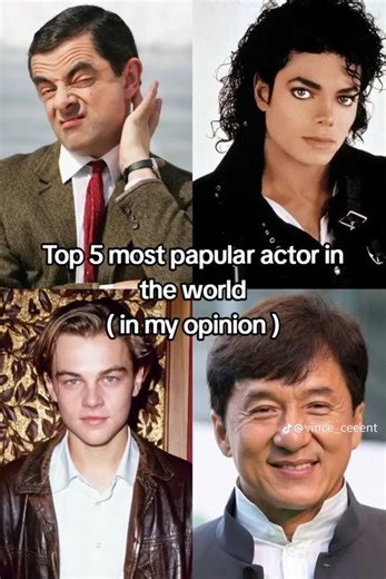 Top 5 Most Popular Actor In The World #movie