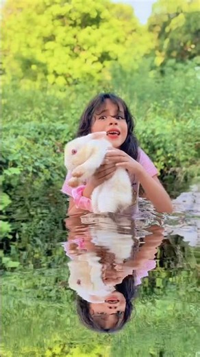 I Can't Swim 🐰🫪🫪 #shortvideo #comedy #viral