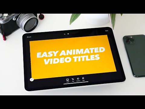 After Effects On Your iPad Pro?! | How To Animate Video Titles With Your iPad and iPhone | Tutorial