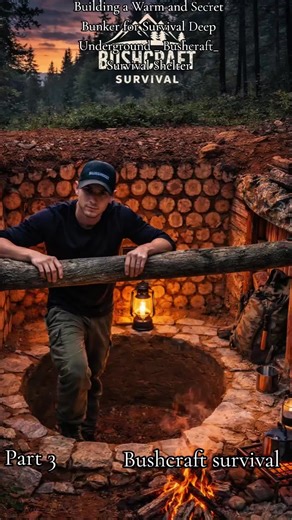 Building a Warm and Secret Bunker for Survival