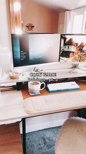 Embrace Fall Vibes with Cozy PC Gaming Setup featuring Eastshade | Beauty and the Beast