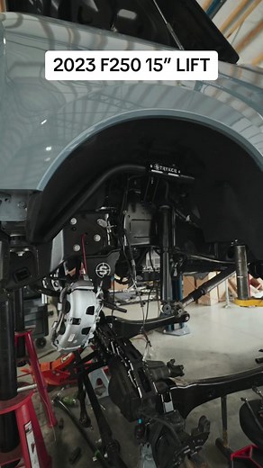 Mounting Truss to Front Axle for 2023 F250 Build