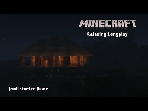 Minecraft – Relaxing Simple House Build Longplay (Relax, Study, Sleep) [No Commentary]