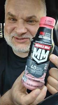 Slamming Strawberry MUSCLE MILK Protein Shake