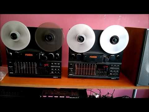 Syncing two Fostex 80 tape recorders with 4030 sync box.