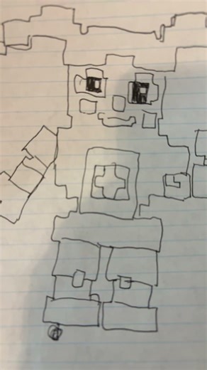 8 bit circus baby drawing #remix #fivenightsatfreddys #fnaf