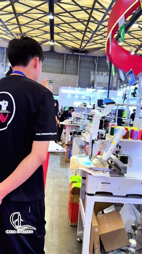 Latest Computerized Embroidery Machine | Multi-Needle Working Demo at Exhibition #casaitalian #expo