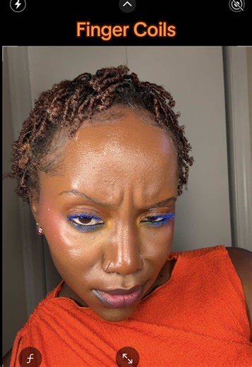 👁️👄👁️ Please try this hairstyle! #curlyhair #naturalcurls #fingercoils #tutorial