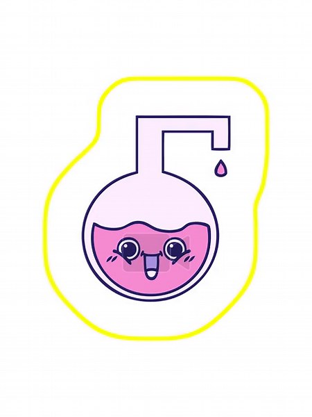 radioactive glowing animation of quirky cartoon of a science experiment Stock Video Footage - Alamy