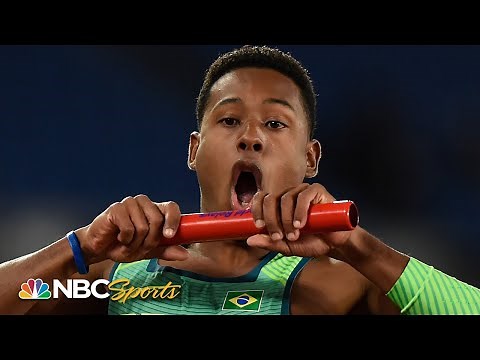 Brazil stuns American men in 4x100 relay final | NBC Sports