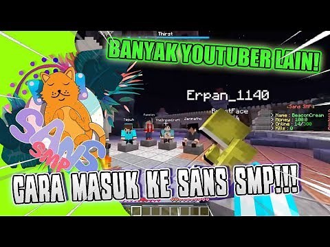 CARA MASUK KE SANS SMP!! WORK!! - Minecraft Indonesia