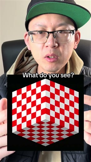 What do you actually see in this illusion? #viralvideo #illusion #brainteasers