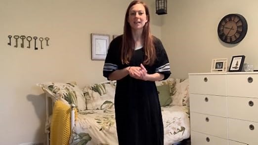 Short Sleeve Long Nightgown for women with pocket