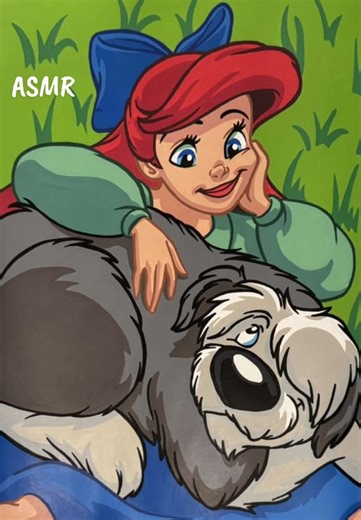 Relaxing ASMR Coloring of Ariel