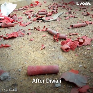 49K reactions · 576 shares | #Diwali celebrations in India are beautiful, but what about the day-after? Does it look equally welcoming? Let’s strive to be better this time. Stay tuned! #SwachhDiwali #ProudlyIndian | Lava Mobiles | Facebook