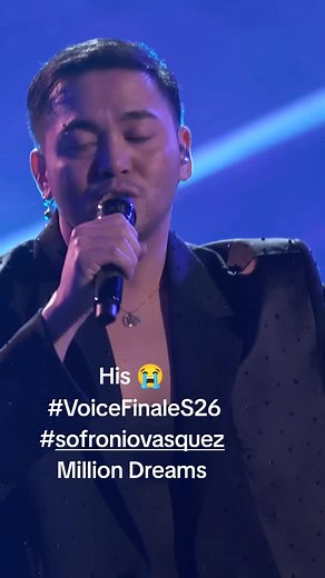 The Voice Finale: Sofronio Vasquez's Million Dreams Performance