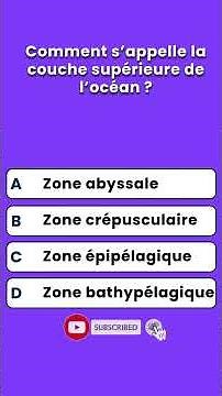 10 questions pour tester vos connaissances 🎓🔍🧐 | Quiz de Culture Générale