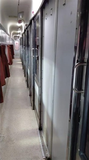 First class AC compartment in train.