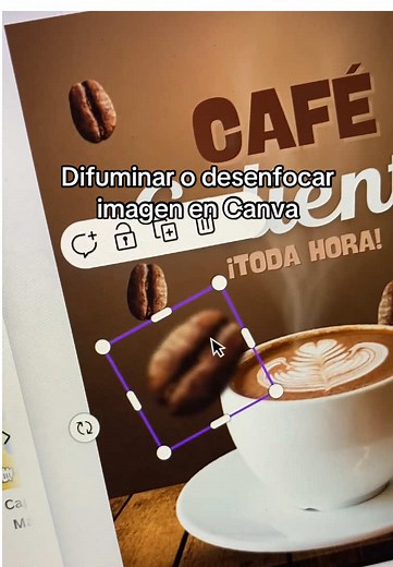Difuminar imagen en Canva para resaltar tus productos 🔥 #canva #marketingdigital #diseñografico