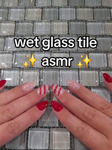 Water ASMR Sounds on Glass Tile: A Relaxing Experience
