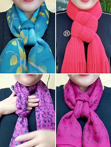 809K views · 6.5K reactions | Easy DIY Tricks and Ideas to Tie Neck Scarf :) | Simple Crafts | Facebook